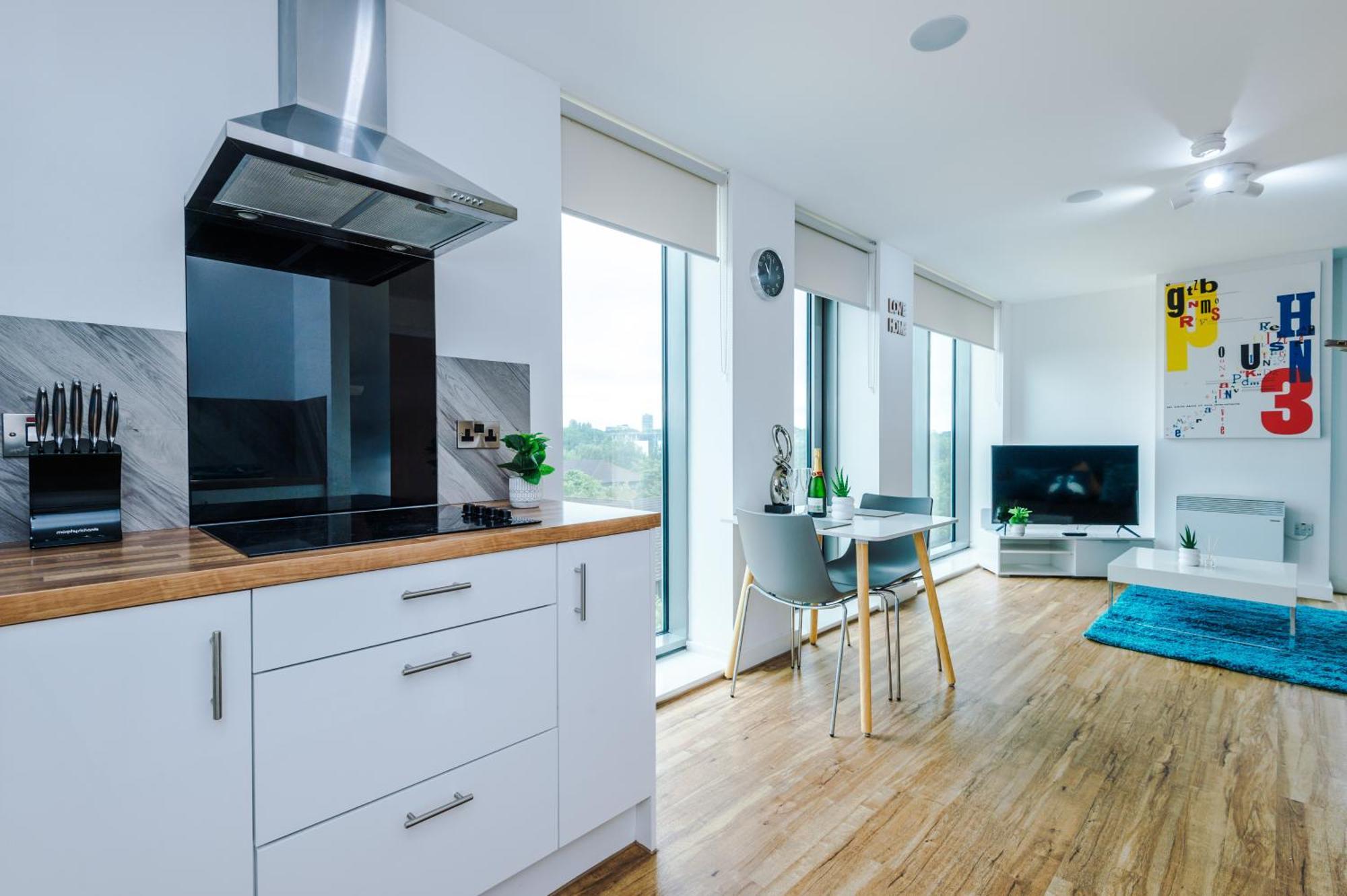 Lux Livin' - Luxury 2 Bed With Skyline View & 24 Hour Gym Apartamento *